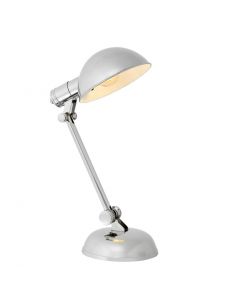 Navy Nickel Desk Lamp