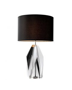 Setai Smoked Crystal Glass Table Lamp