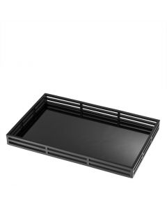 Giacomo Black Rectangular Tray