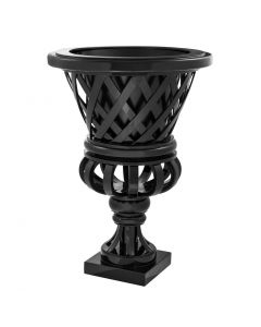 Cypress Gardens Black Planter