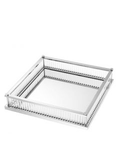 Cora Nickel Square Tray