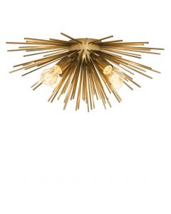 Boivin Matte Brass Ceiling Lamp