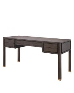 Melchoir Brown Oak Desk