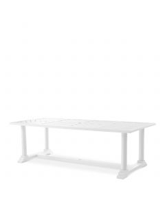 Bell Rive White Outdoor Rectangle Dining Table