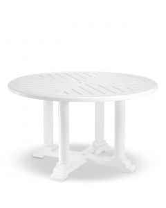 Bell Rive White Outdoor Small Round Dining Table