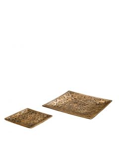 Jaguar Set of 2 Brass Trays