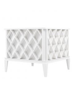 Ocean Club White Outdoor Planter 