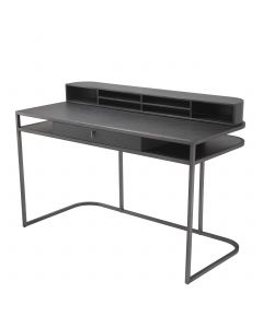 Highland Charcoal Brown Oak Desk