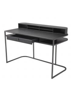 Highland Charcoal Brown Oak Desk