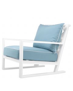 Como White Outdoor Armchair 