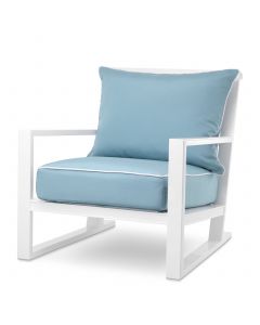 Como White Outdoor Armchair 