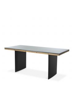 Vauclair Brushed Brass & Black Desk