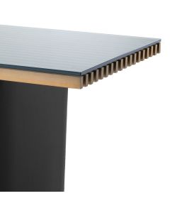 Vauclair Brushed Brass & Black Desk