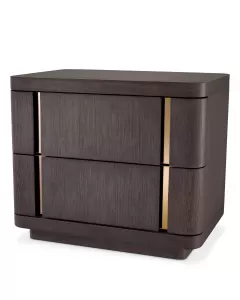 Modesto Mocha Oak Bedside Table