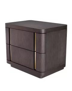 Modesto Mocha Oak Bedside Table