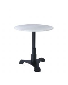 Mercier Black & White Marble Round Dining Table 