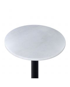 Mercier Black & White Marble Bar Table