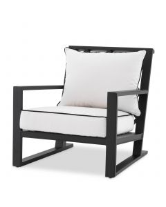 Como Black Outdoor Armchair