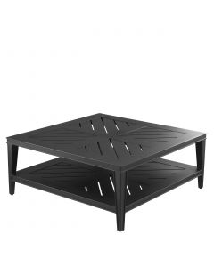 Bell Rive Black Outdoor Square Coffee Table