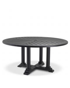 Bell Rive Black Outdoor Large Round Dining Table