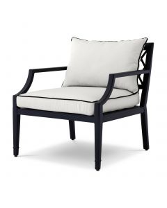 Bella Vista Black Outdoor Armchair