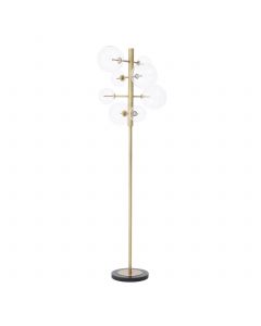 Argento Antique Brass Floor Lamp