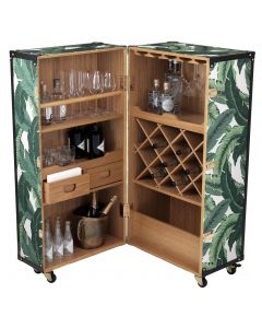 Martini Bianco Mustique Green Wine Cabinet 