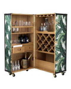 Martini Bianco Mustique Green Wine Cabinet 