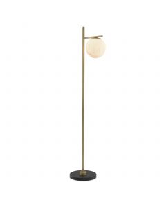 Faloria Antique Brass Floor Lamp