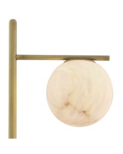 Faloria Antique Brass Floor Lamp