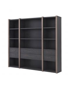 Canova Charcoal Grey Oak Cabinet