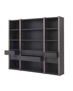 Canova Charcoal Grey Oak Cabinet