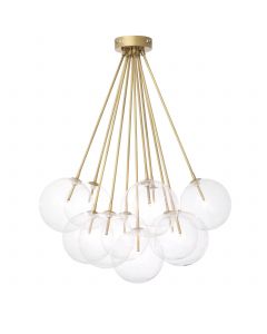 Molecule Antique Brass Ceiling Lamp