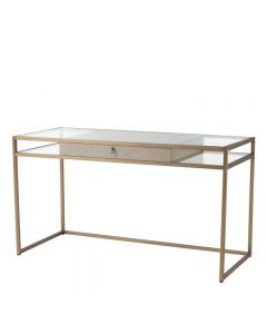 Napa Valley Woven Light Washed Oak Desk