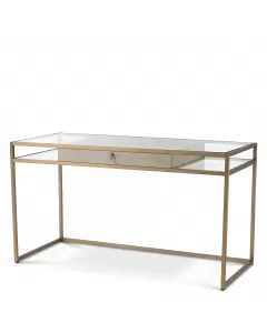 Napa Valley Woven Light Washed Oak Desk