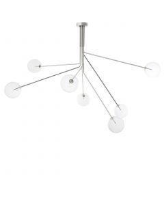 Topaz Nickel Ceiling Lamp