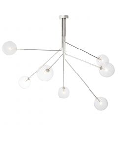 Topaz Nickel Ceiling Lamp