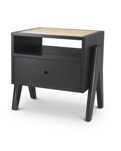 Latour Classic Black Bedside Table