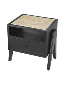 Latour Classic Black Bedside Table