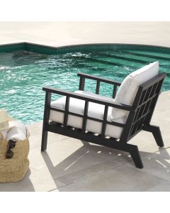 Cap Ferrat Black Arm Chair