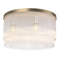 Hector Brushed Brass Ceiling Light