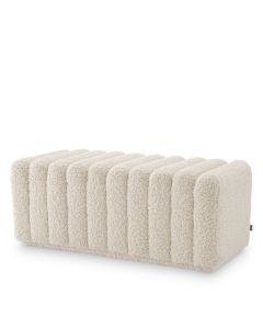 Bente Faux Shearling Bench