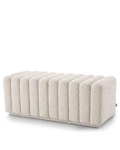 Bente Boucle Cream Bench