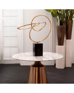 Frank Polished Brass Object XL