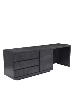 Crosby Charcoal Grey Oak Desk