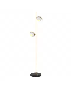 Aprillia Antique Brass Floor Lamp