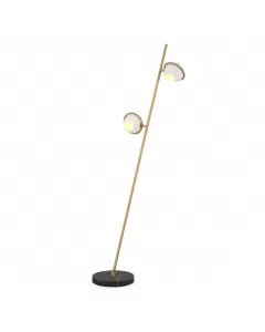 Aprillia Antique Brass Floor Lamp