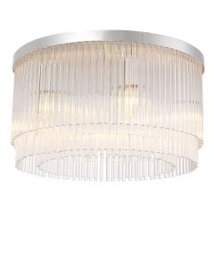 Hector Nickel Ceiling Light