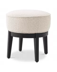 Jarrett Boucle Cream Stool