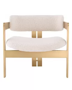 Donato Boucle Cream Armchair